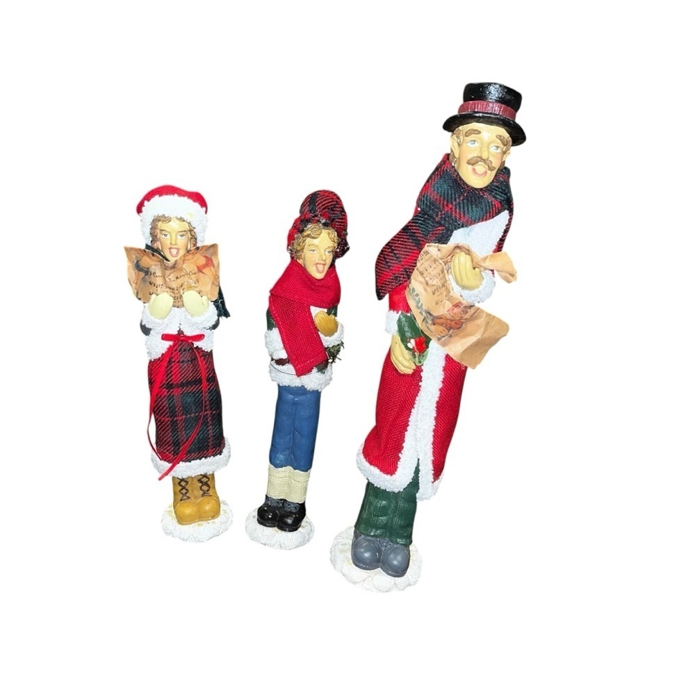 Vintage Retro Christmas Caroler Figurines Lot